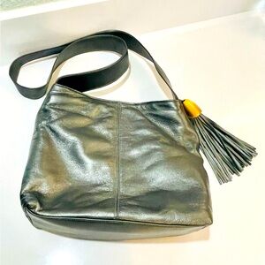 Sharif “Americana by Sharif” Metallic Leather Shoulder Bag